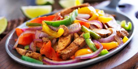 Fajitas de Pollo.