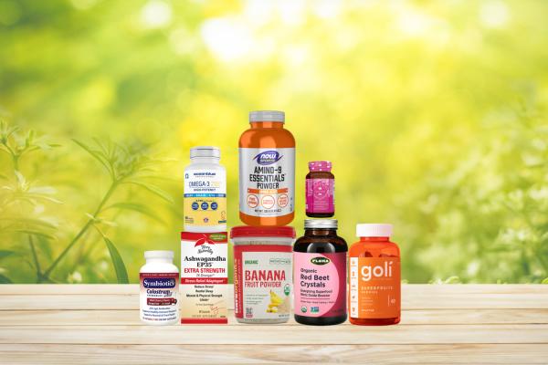 a collection of all-natural supplements and superfoods