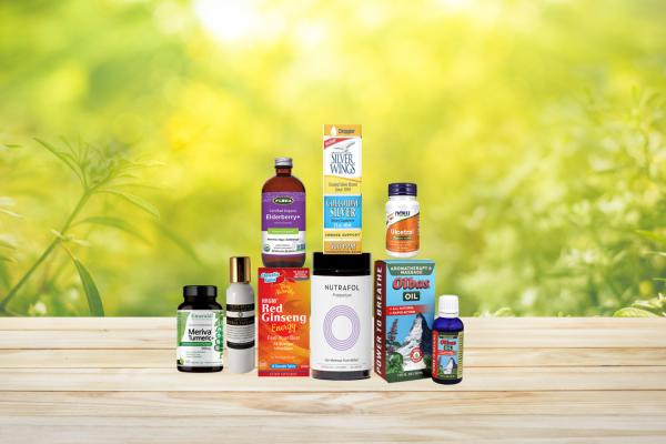 a wide variety of all-natural supplements
