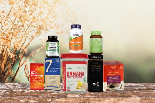 a small collection of all-natural supplements